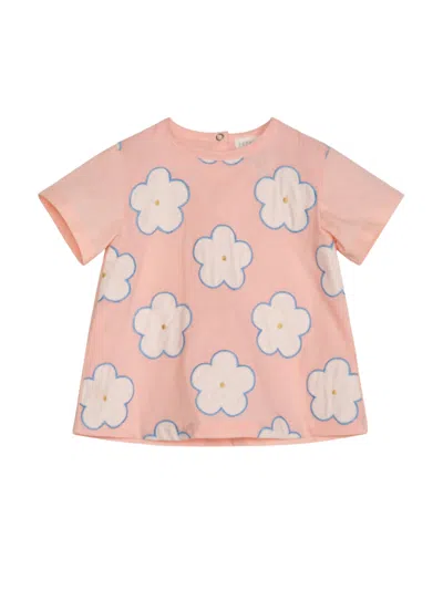 Serendipity Baby Embroidery Top In Pink