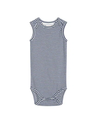 Serendipity Baby Tank Stripe In Blue
