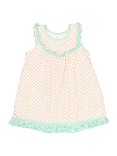 Pre-owned Serendipity By Shrimp And Grits Kids' Dress In Orange