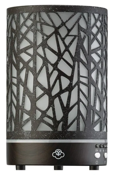 Serene House Forest Metal Ultrasonic Aroma Diffuser In Black