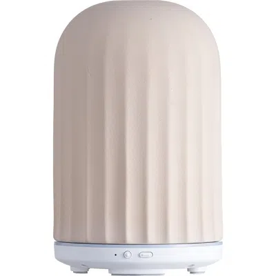 Serene House Ingrid Beige Ceramic Ultrasonic Diffuser In White