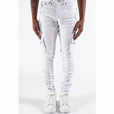 Serenede Universe Laws Cargo Jeans In White
