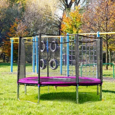 Serenelife 120" Round Backyard Trampoline