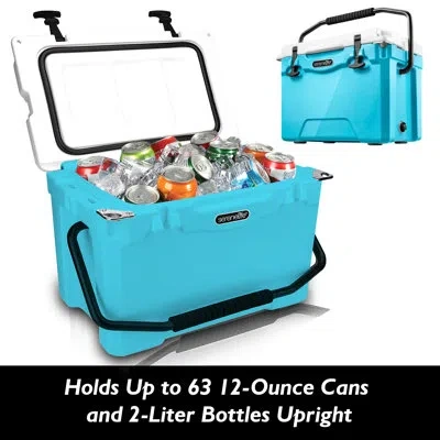 Serenelife 25 Qt. Ice Chest In Blue