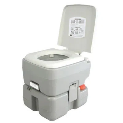 Serenelife 5.3 Gpf One-piece Toilet (seat Included) In White