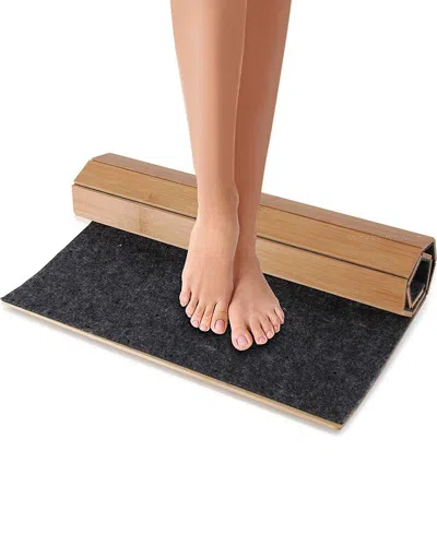 SERENELIFE SERENELIFE BAMBOO FLOOR RUG BATH MAT
