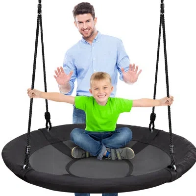 Serenelife Belt Swing In Black