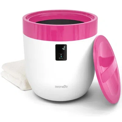 Serenelife Bucket Towel Warmers With Customized Fragrances For Spa And Bathroom, Timer 20/40/60/90 Minutes, Fit