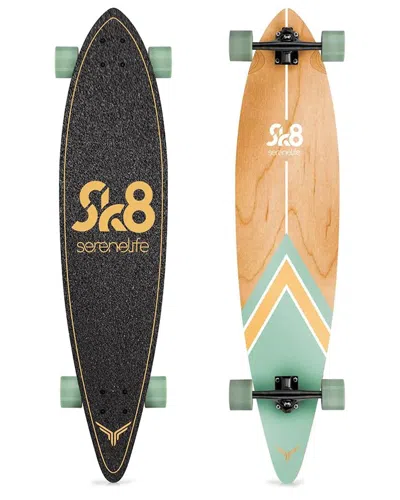 Serenelife Canadian Green Maple Deck Skateboard