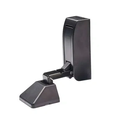 Serenelife Hydraulic Door Stopper - Protect Your Door & Walls - Easy Installation No Drilling - Noiseless - Hol In Matte Black