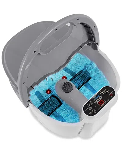 Serenelife Hydrotherapy Heated Foot Massager In Gray