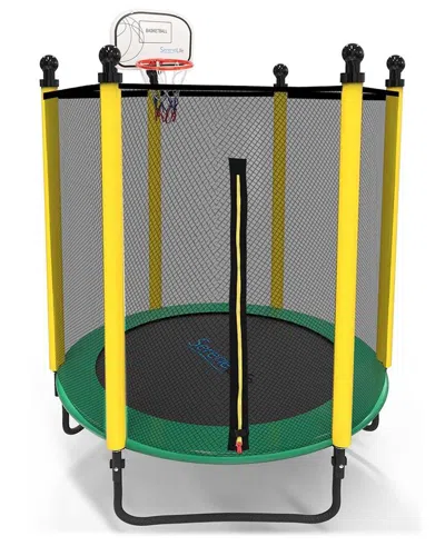 Serenelife Mini Toddler Trampoline In Multi