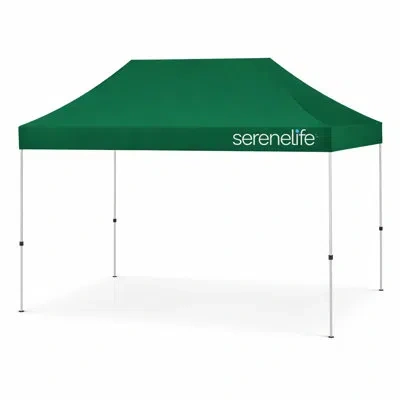 Serenelife Pop Up Canopy Tent 10x20 - Commercial Instant Shelter Foldable/collapsible Sun Shade Canopy Pop Up T In Green