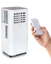 Serenelife Portable 10,000 Btu White Air Conditioner In White