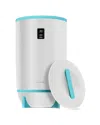 Serenelife Single Touch Towel/blanket Warmer With Led Ring In Blue