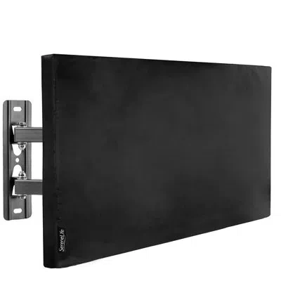 Serenelife Waterproof Tv Cover For 40-42 Inch Tv- Indoor/outdoor Weatherproof Television With Bottom Cover, Thi In Black