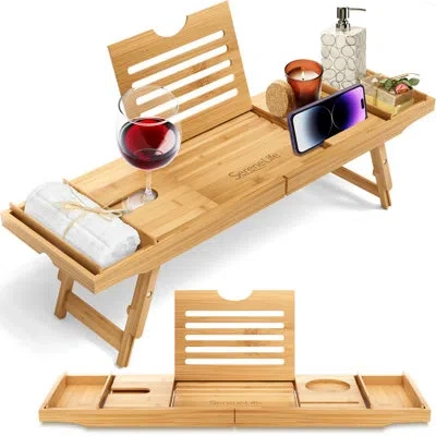 Serenelife Wood Tray In Neutral