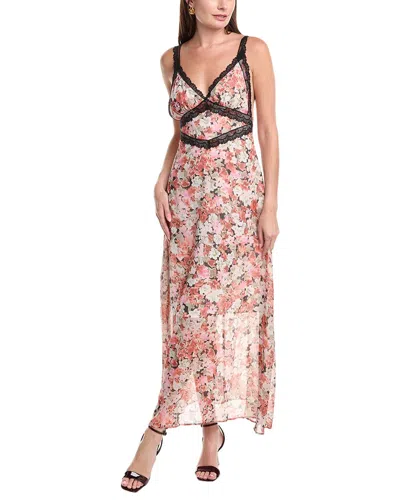 SERENETTE SERENETTE LACE TRIM MIDI DRESS