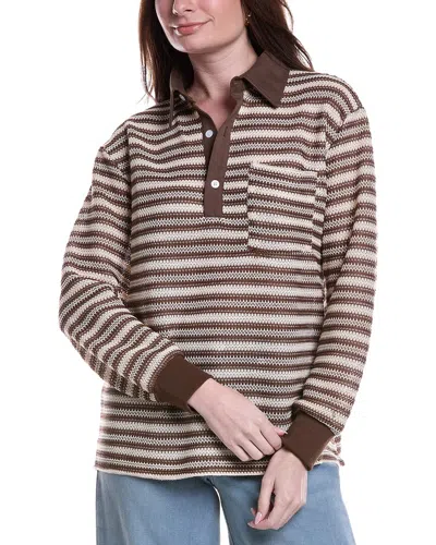 Serenette Polo Sweater In Multi