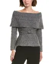 Serenette Pullover Sweater In Gray