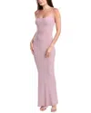 Serenette Rib Maxi Tank Dress In Purple