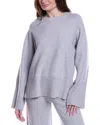 Serenette Solid Knit Sweater In Gray