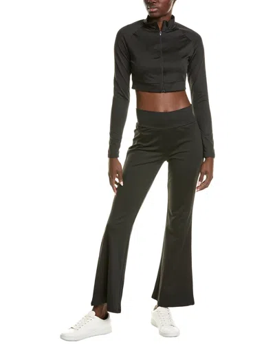Serenette Top & Pant Set In Black