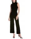 Serenette Velvet Jumpsuit In Black