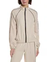 Serenette Zip Sweater In Brown