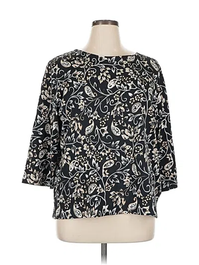 Pre-owned Serengeti 3/4 Sleeve T-shirt In Black