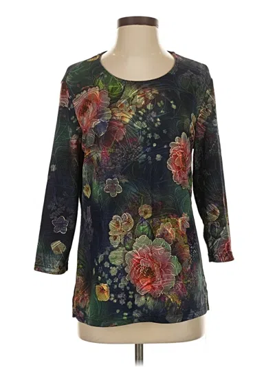 Pre-owned Serengeti 3/4 Sleeve T-shirt In Black