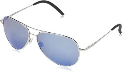 Pre-owned Serengeti Adult Unisex Carrara Sunglasses Mineral Polarized 555nm 8294, 8547 In Shiny Silver
