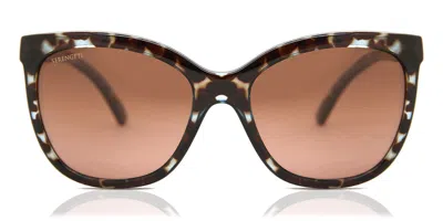 Serengeti Agata Polarized 8777 Men's Sunglasses Tortoiseshell Size 57 In Brown