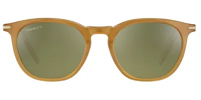 Serengeti Arlie Polarized Ss483005 Men's Sunglasses  Size 52 In Green