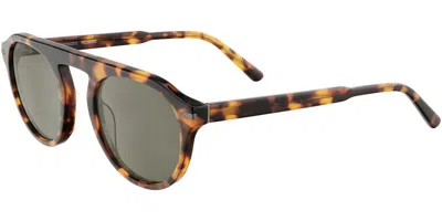 Serengeti Arthur Polarized Ss744002 Men's Sunglasses Tortoiseshell Size 52 In Brown