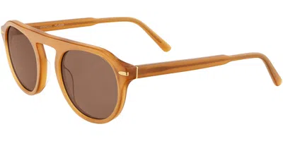 Serengeti Arthur Polarized Ss744005 Men's Sunglasses Brown Size 52