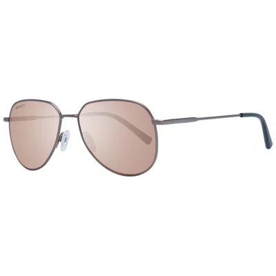 Serengeti Bronze Unisex Sunglasses In Silver