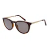 Serengeti Brown Unisex Sunglasses