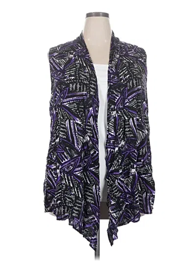 Pre-owned Serengeti Cardigan Sweater In Purple