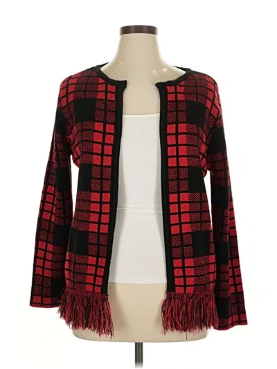 Pre-owned Serengeti Cardigan Sweater In Red