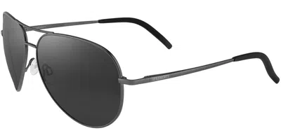 Serengeti Carrara Polarized Ss014013 Men's Sunglasses Black Size 59
