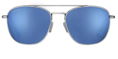 Serengeti Carroll Large Polarized Ss598002 Women's Sunglasses Gunmetal Size 58 In Gray