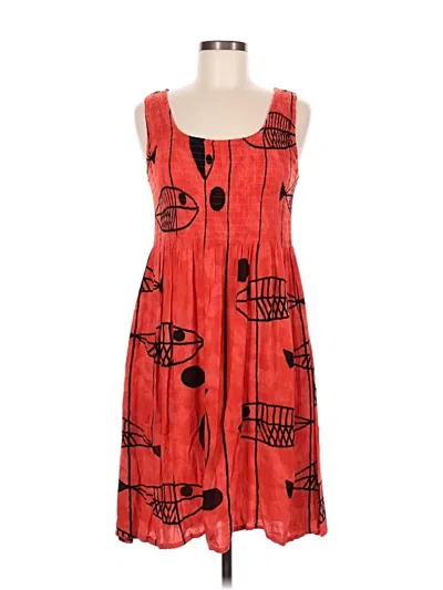 Pre-owned Serengeti Casual Dress In Red