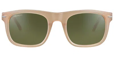 Serengeti Charlton Polarized Ss576008 Men's Sunglasses Brown Size 52