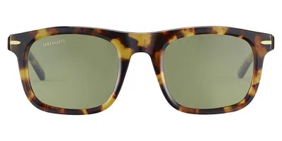 Serengeti Charlton Ss576006 Men's Sunglasses Tortoiseshell Size 52 In Green