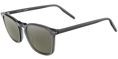 Serengeti Delio Polarized Ss021007 Men's Sunglasses Grey Size 51 In Gray