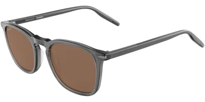 Serengeti Delio Polarized Ss021010 Men's Sunglasses Grey Size 51 In Gray