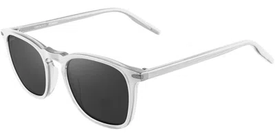 Serengeti Delio Polarized Ss021012 Men's Sunglasses Clear Size 51 In White