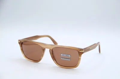 Pre-owned Serengeti Enrico 8152 Wt Brown Horn Polarized Authentic Sunglasses