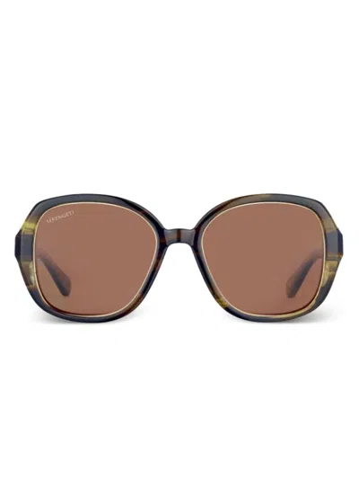 Serengeti Eyewear Hayworth Sunglasses In 绿色